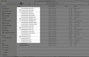 An example of how your downloaded font files will look